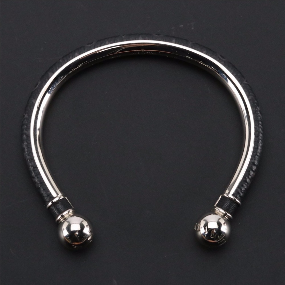 Louis Vuitton Monogram Eclipse Cuff Bracelet - image 1